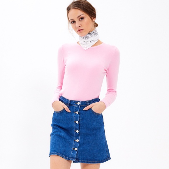 American Apparel Tops - Long Sleeve Baby Doll Top NWOT